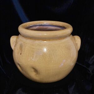 Rustic Tan Ceramic Vase